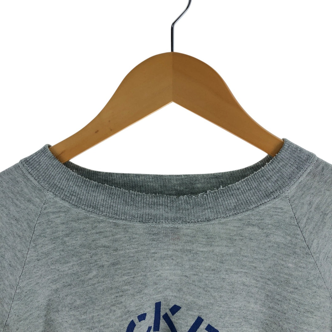 90'S Fruit of the Loom Dockers Logo Sweatshirt Trainer Made in USA Men's XL Vintage cotton gray type Vintage Second Hand