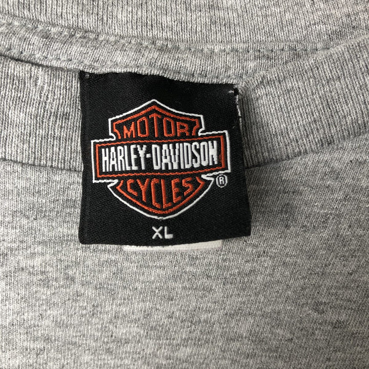 00'S Harley-Davidson Long Sleeve T-Shirt, Men's XL Size unknown gray type Vintage Second Hand