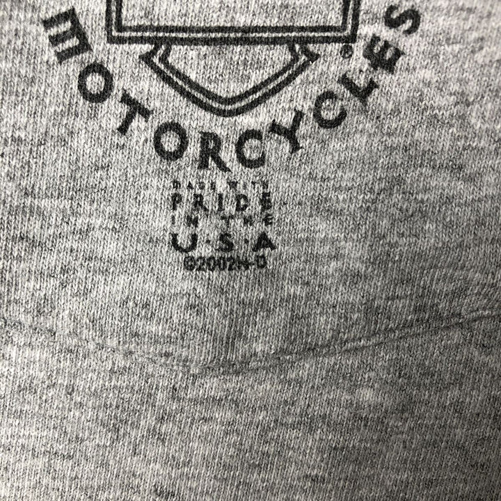 00'S Harley-Davidson Long Sleeve T-Shirt, Men's XL Size unknown gray type Vintage Second Hand