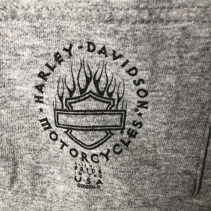 00'S Harley-Davidson Long Sleeve T-Shirt, Men's XL Size unknown gray type Vintage Second Hand