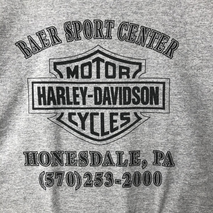 00'S Harley-Davidson Long Sleeve T-Shirt, Men's XL Size unknown gray type Vintage Second Hand