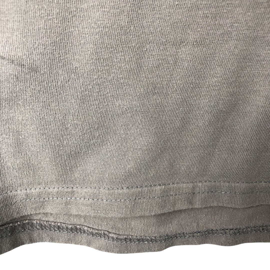 Big size 00'S Harley-Davidson Pin-up Girl long T-shirt, made in the USA, men's XXXL equivalent cotton gray type Vintage Second Hand