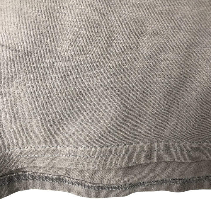 Big size 00'S Harley-Davidson Pin-up Girl long T-shirt, made in the USA, men's XXXL equivalent cotton gray type Vintage Second Hand
