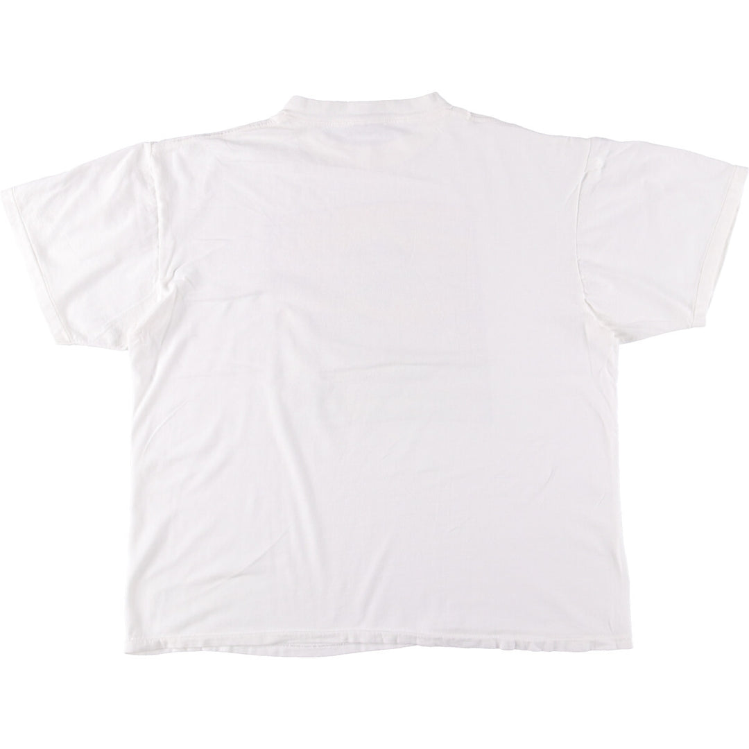 90'S ONEITA Flamingo Pattern Animal T-shirt, Men's XL, Vintage cotton white type Vintage Second Hand