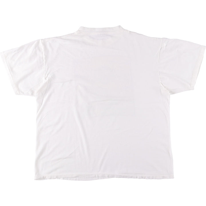 90'S ONEITA Flamingo Pattern Animal T-shirt, Men's XL, Vintage cotton white type Vintage Second Hand