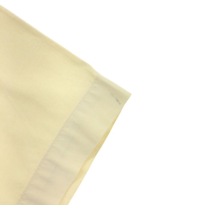 Yves Saint Laurent POUR HOMME short-sleeved button-down shirt, men's size L cotton unbleached Vintage Second Hand