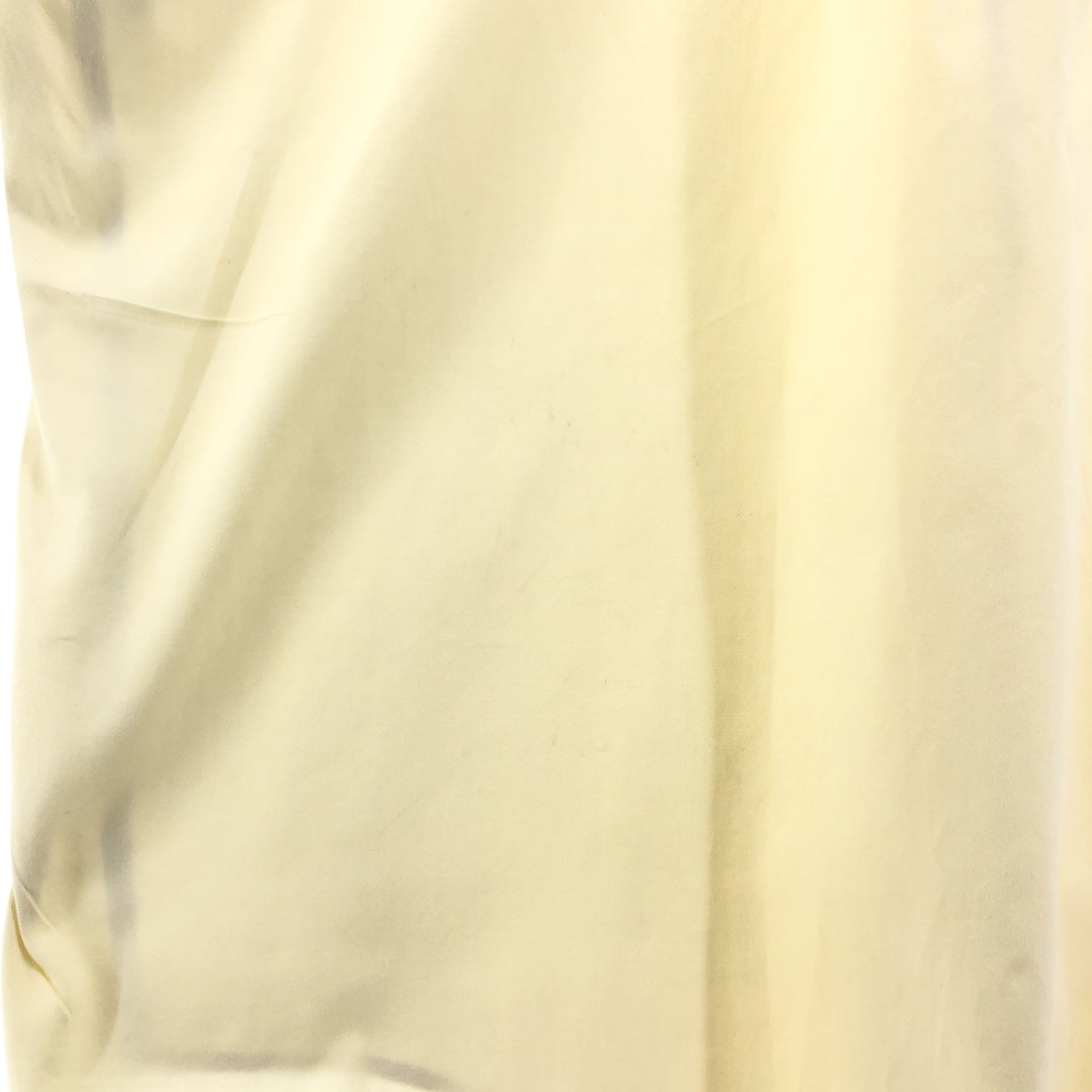 Yves Saint Laurent POUR HOMME short-sleeved button-down shirt, men's size L cotton unbleached Vintage Second Hand