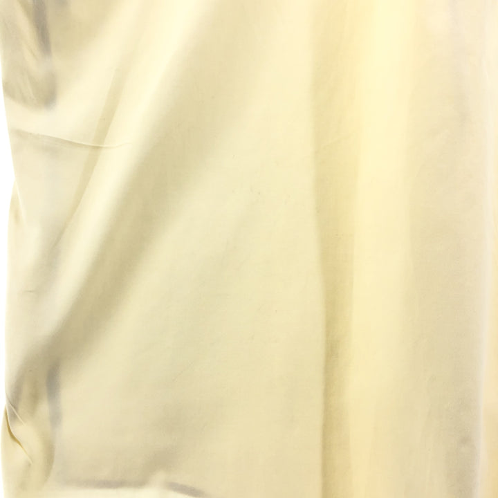 Yves Saint Laurent POUR HOMME short-sleeved button-down shirt, men's size L cotton unbleached Vintage Second Hand