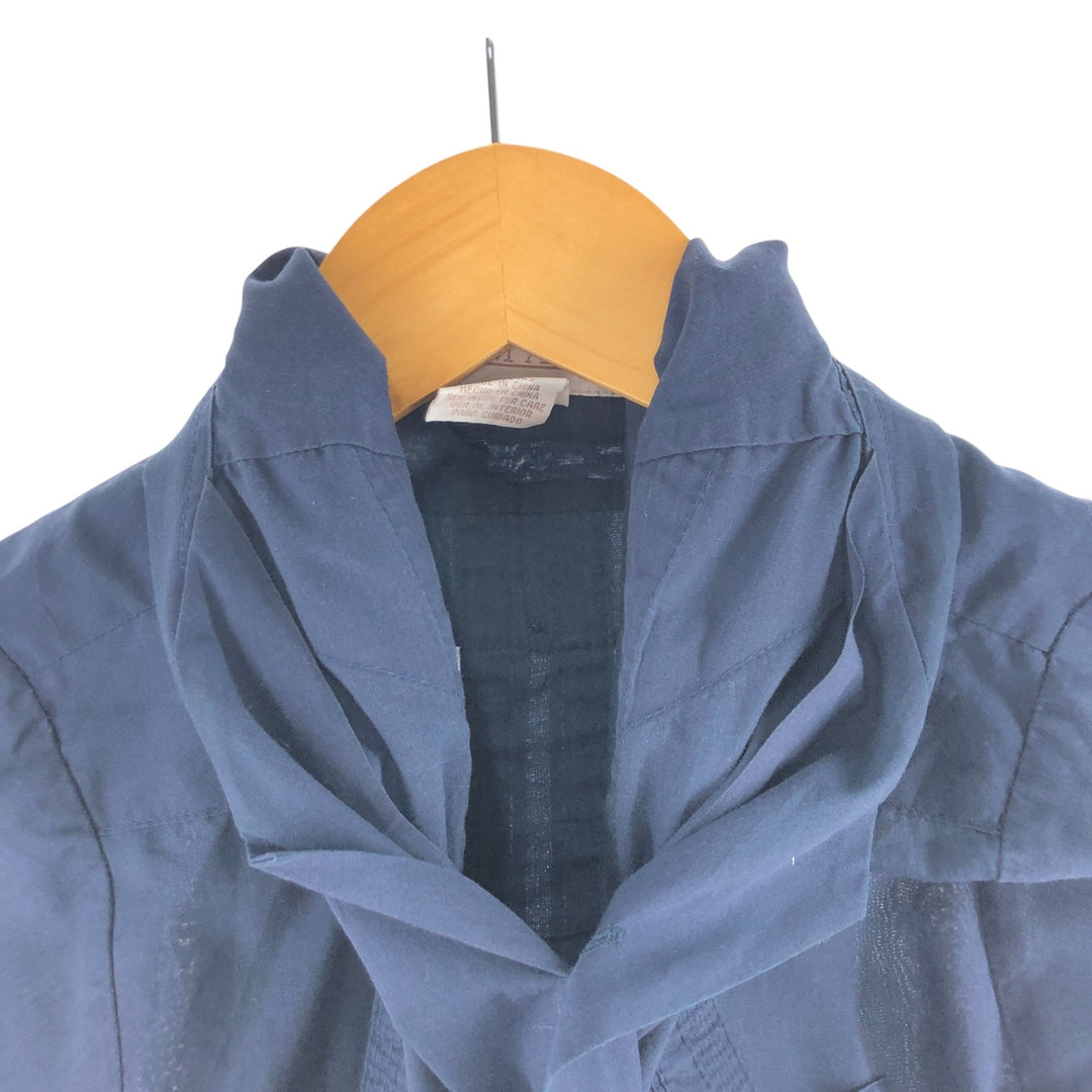 ROMANI Short Sleeve Open Collar Mexican Shirt Cuban Shirt Box Shirt Men's S Size polyester navy blue type Vintage Second Hand
