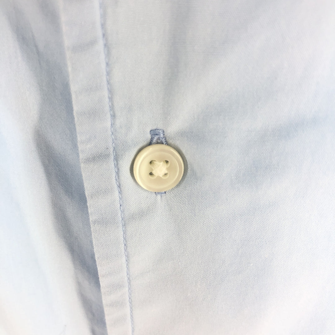 Banana Republic BANANA REPUBLIC Short Sleeve Open Collar Mexican Shirt Cuban Shirt Box Shirt Men's L Size Cupra Blue type light blue Vintage Second Hand