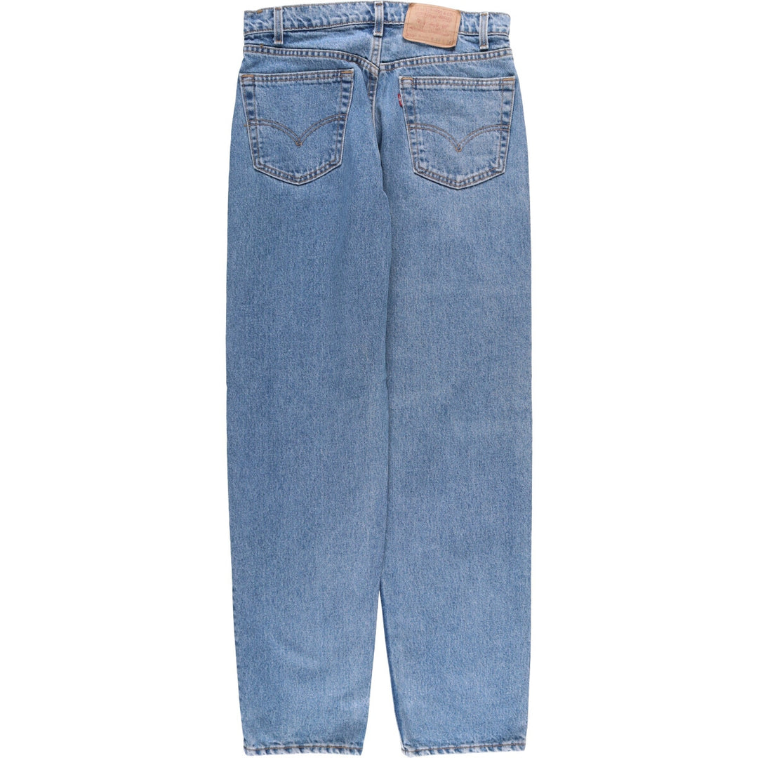 90'S Levi's 550 Relaxed Fit Tapered Denim Pants Made in USA Men's W32 Vintage cotton blue type Vintage Second Hand