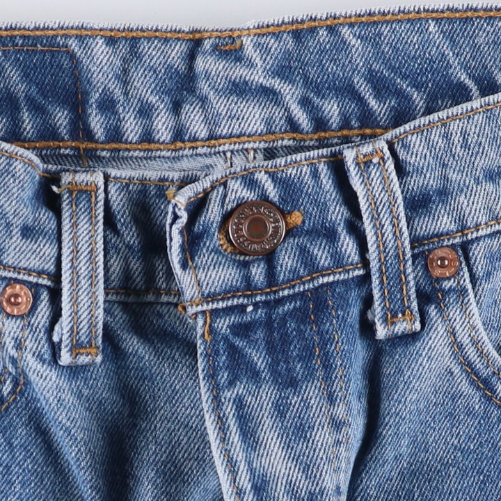 90'S Levi's 550 Relaxed Fit Tapered Denim Pants Made in USA Men's W32 Vintage cotton blue type Vintage Second Hand
