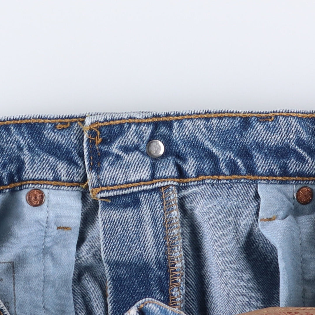 90'S Levi's 550 Relaxed Fit Tapered Denim Pants Made in USA Men's W32 Vintage cotton blue type Vintage Second Hand