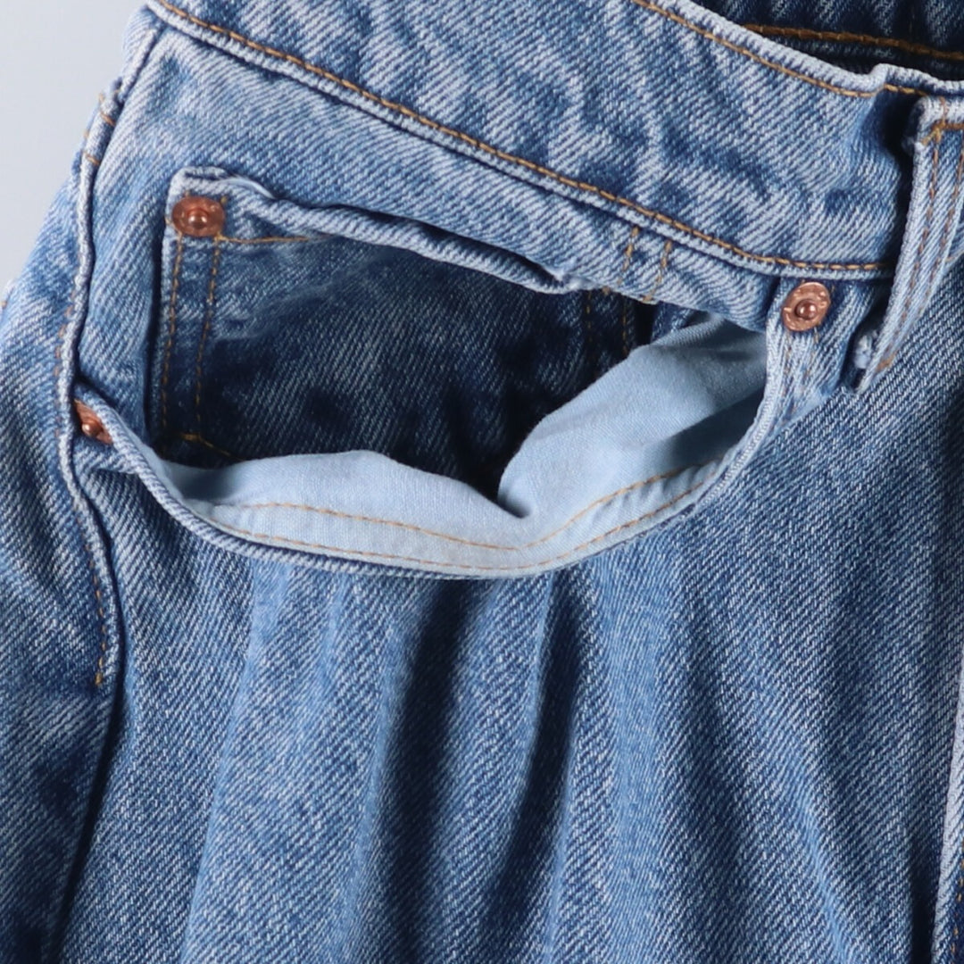 90'S Levi's 550 Relaxed Fit Tapered Denim Pants Made in USA Men's W32 Vintage cotton blue type Vintage Second Hand