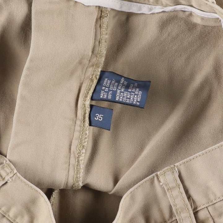 Ralph Lauren POLO by Ralph Lauren Two-pleat Chino Shorts Shorts Men's W36 cotton Beige type Vintage Second Hand