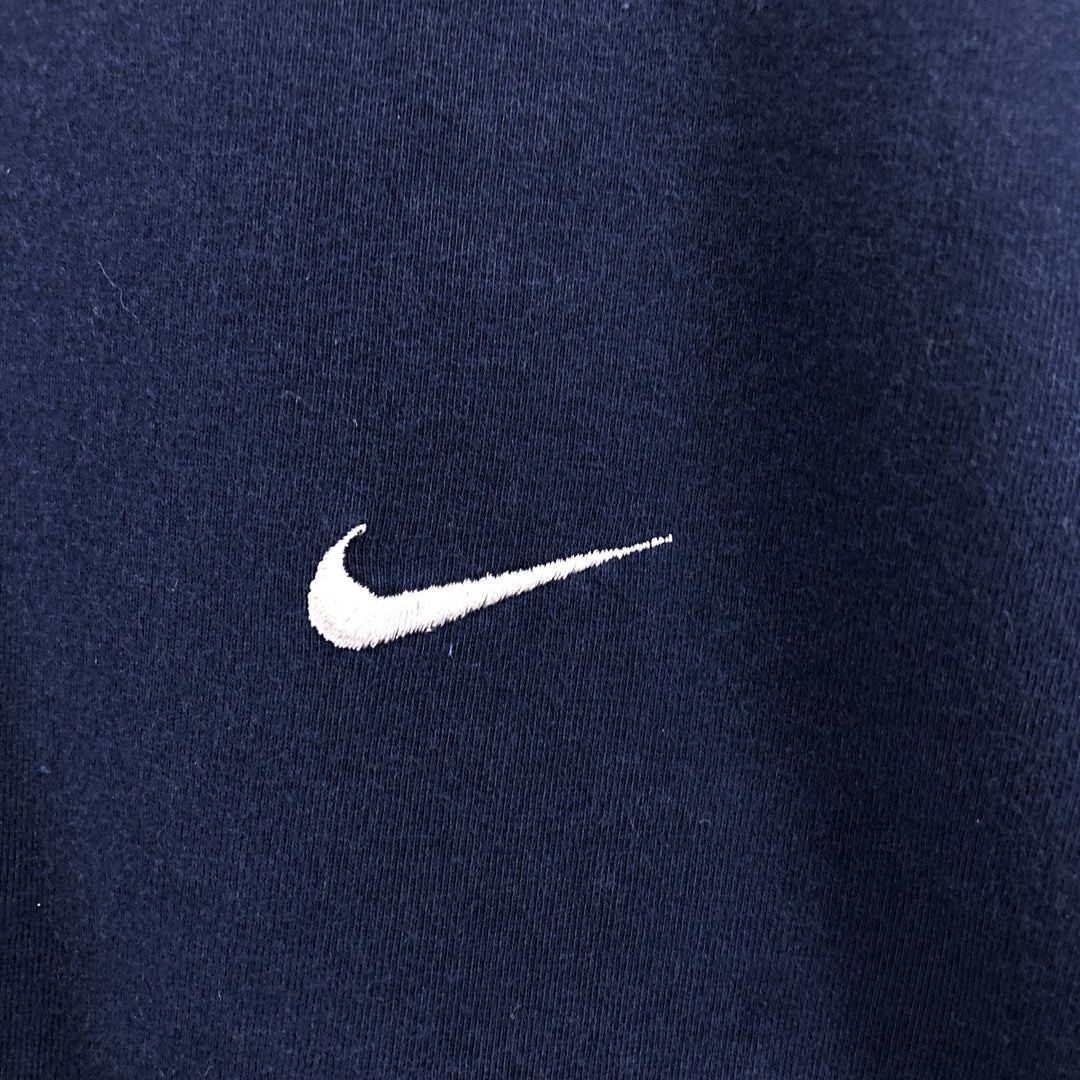 00'S Nike One Point Logo T-shirt Men's XL cotton navy blue type Vintage Second Hand