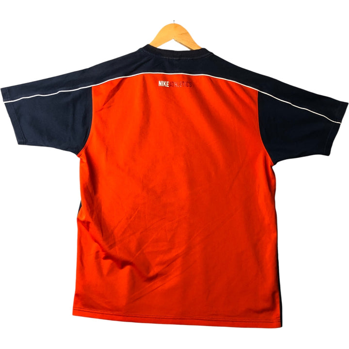 2000'S Nike Two-Tone Logo T-Shirt, Men's Size L cotton navy blue type Vintage Second Hand