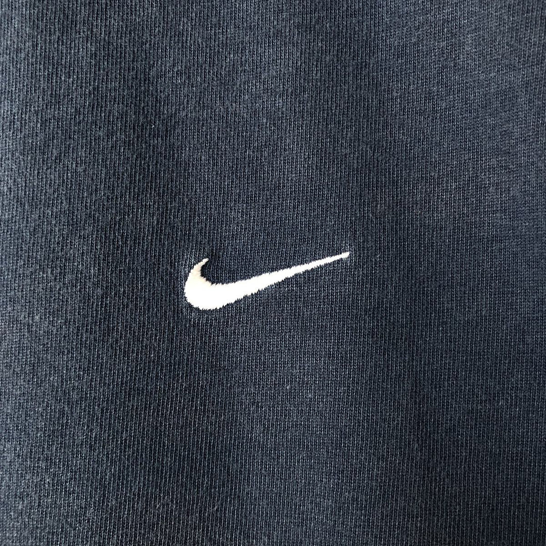 2000'S Nike Two-Tone Logo T-Shirt, Men's Size L cotton navy blue type Vintage Second Hand
