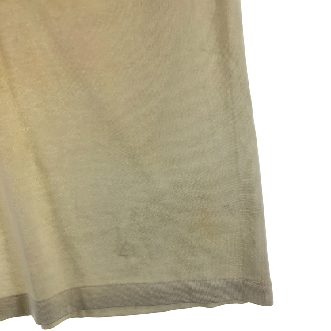 80'S Champion Tricot Tag Eagle Pattern V-neck Football T-shirt Made in USA Men's M size Vintage cotton unbleached Vintage Second Hand