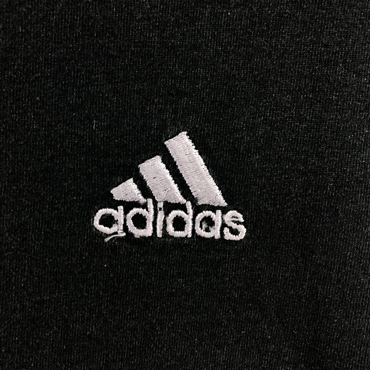 Adidas One Point Logo T-shirt Made in USA Men's XL cotton black type Vintage Second Hand