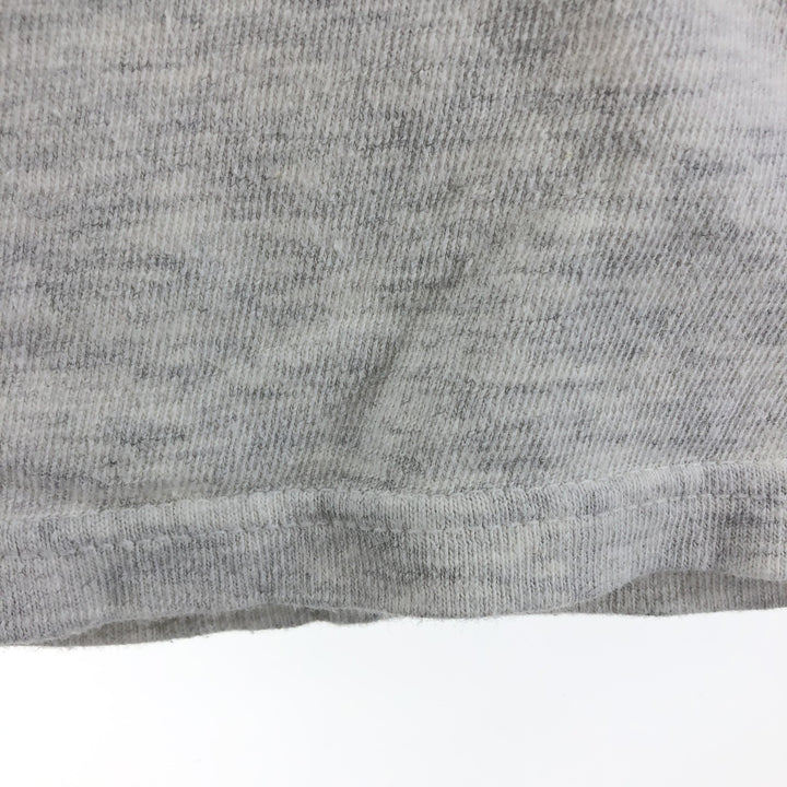 90'S Champion College T-shirt, Made in USA, Men's L size, Vintage cotton gray type Vintage Second Hand