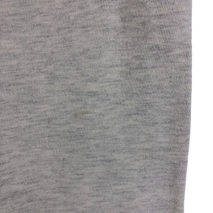 90'S Champion College T-shirt, Made in USA, Men's L size, Vintage cotton gray type Vintage Second Hand