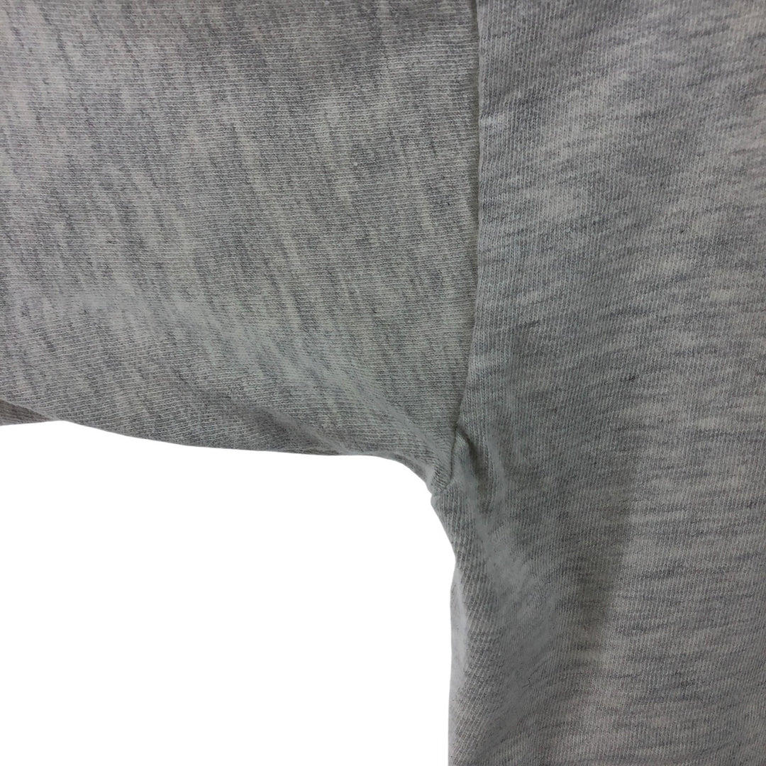 90'S Champion College T-shirt, Made in USA, Men's L size, Vintage cotton gray type Vintage Second Hand