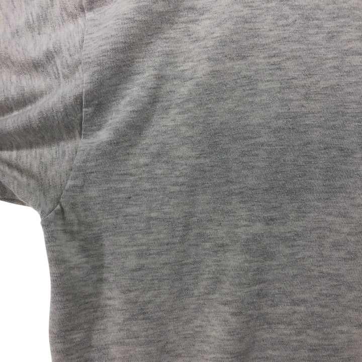 90'S Champion College T-shirt, Made in USA, Men's L size, Vintage cotton gray type Vintage Second Hand