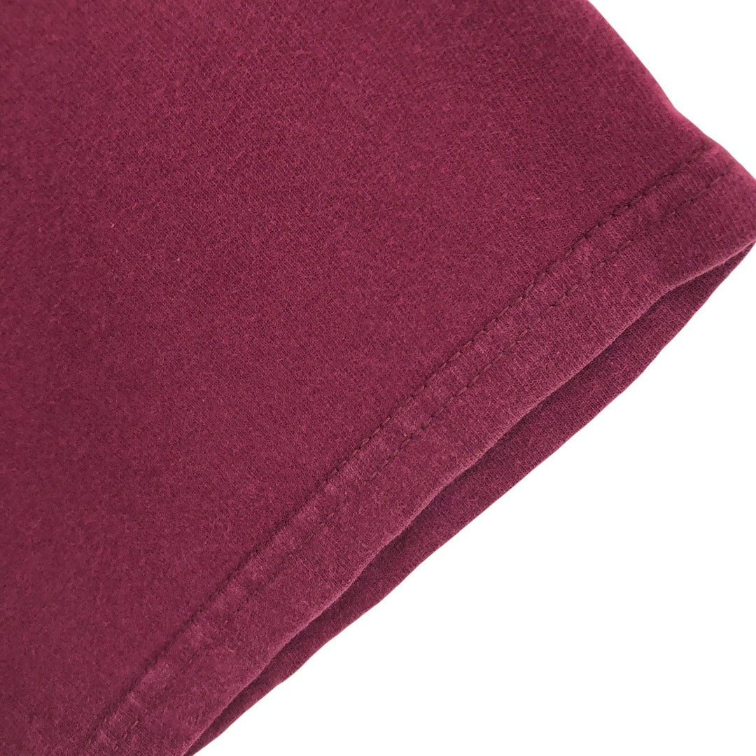 STUSSY surf skate T-shirt, size M for men cotton wine-red Vintage Second Hand