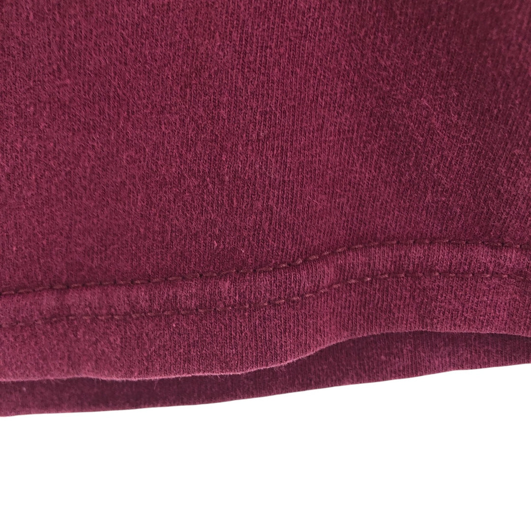 STUSSY surf skate T-shirt, size M for men cotton wine-red Vintage Second Hand