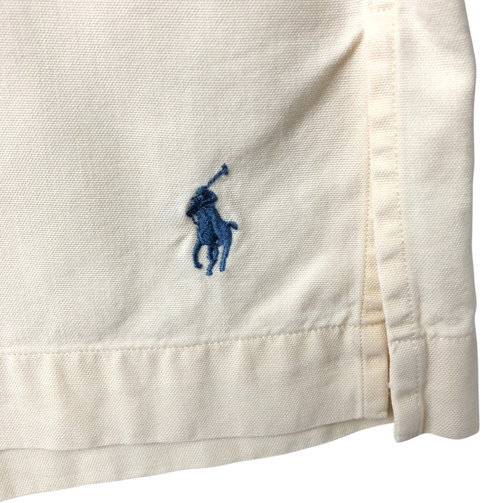 Ralph Lauren POLO by Ralph Lauren Short Sleeve Open Collar Cotton Shirt Box Shirt Men's L Size cotton yellow type Vintage Second Hand
