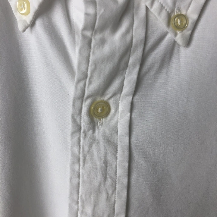 Ralph Lauren short sleeve button down shirt, size S cotton white type Vintage Second Hand