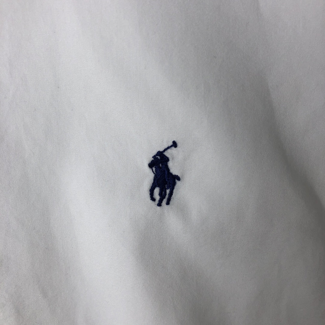 Ralph Lauren short sleeve button down shirt, size S cotton white type Vintage Second Hand