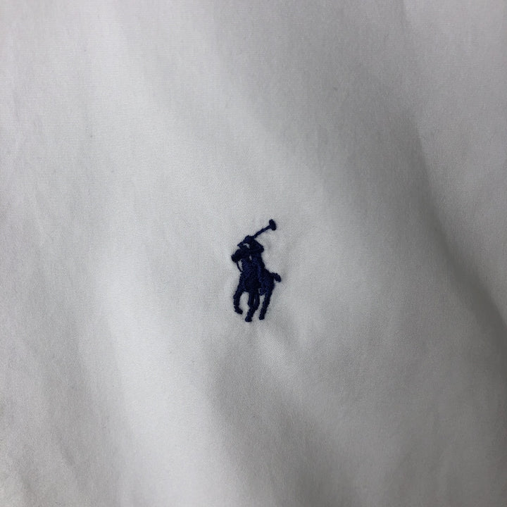 Ralph Lauren short sleeve button down shirt, size S cotton white type Vintage Second Hand
