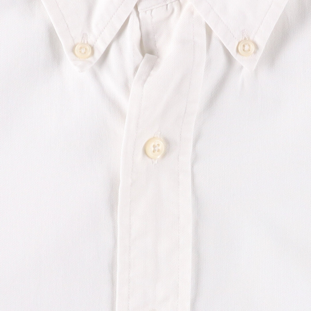Ralph Lauren short sleeve button down shirt, men's XL size cotton white type Vintage Second Hand