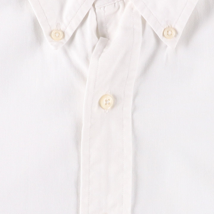 Ralph Lauren short sleeve button down shirt, men's XL size cotton white type Vintage Second Hand