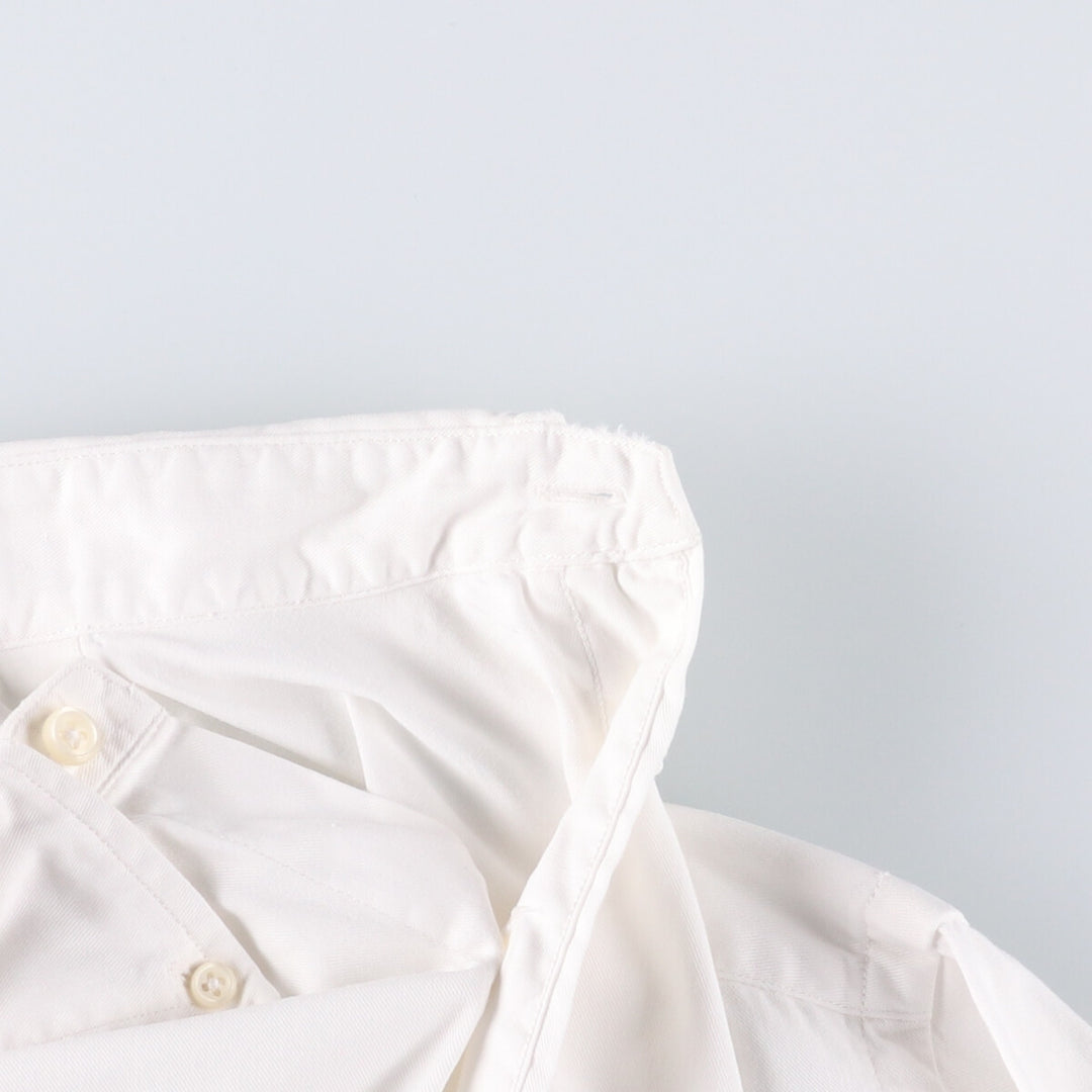 Ralph Lauren short sleeve button down shirt, men's XL size cotton white type Vintage Second Hand