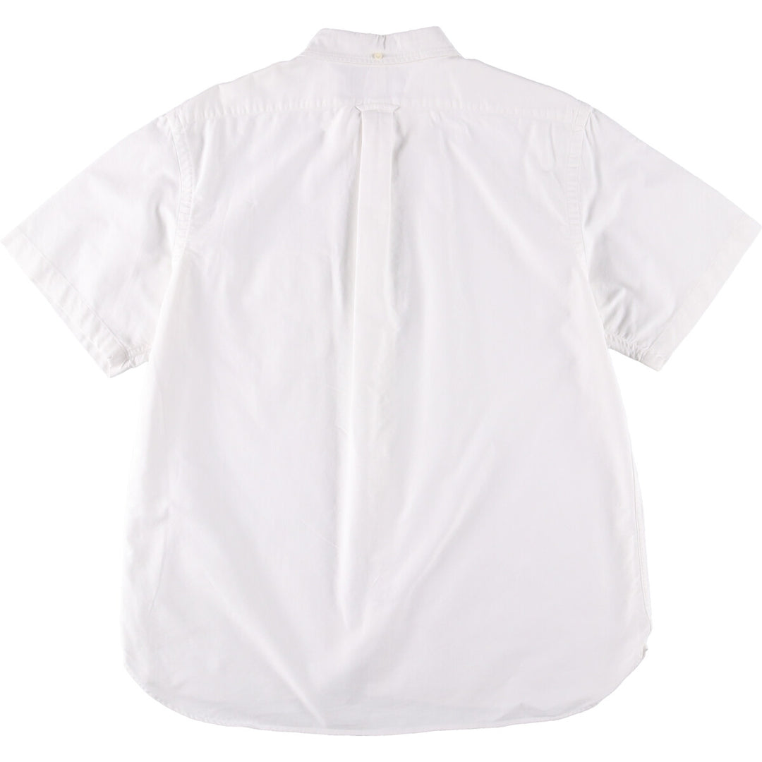 Ralph Lauren BLAKE short sleeve button down shirt, men's XL size cotton white type Vintage Second Hand