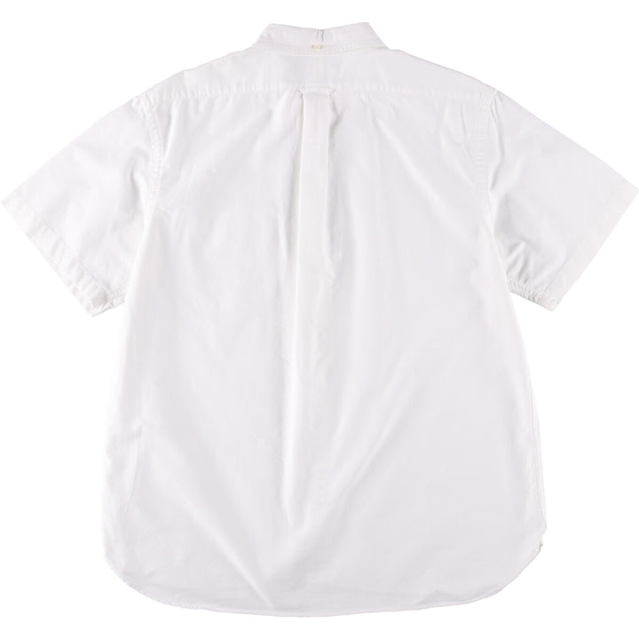 Ralph Lauren BLAKE short sleeve button down shirt, men's XL size cotton white type Vintage Second Hand