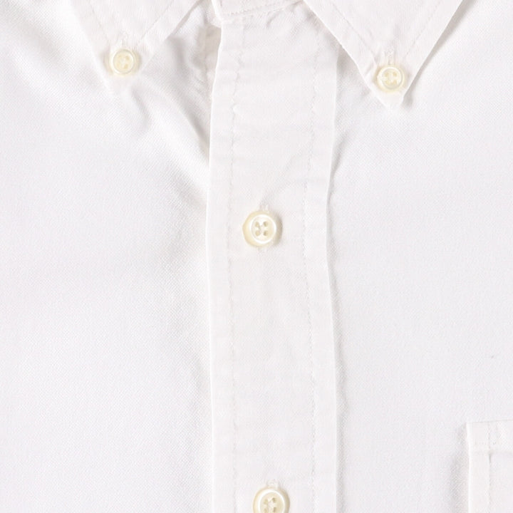 Ralph Lauren BLAKE short sleeve button down shirt, men's XL size cotton white type Vintage Second Hand