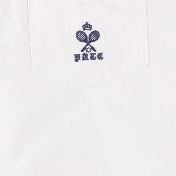 Ralph Lauren BLAKE short sleeve button down shirt, men's XL size cotton white type Vintage Second Hand