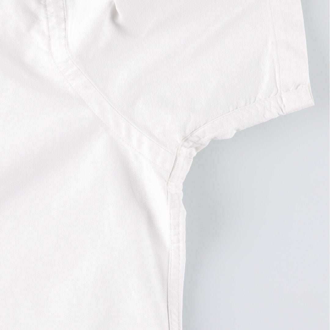 Ralph Lauren BLAKE short sleeve button down shirt, men's XL size cotton white type Vintage Second Hand