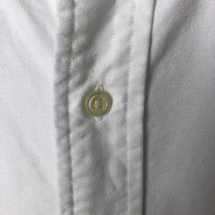 Ralph Lauren POLO by Ralph Lauren BLAKE short sleeve button down shirt, men's XL size cotton white type Vintage Second Hand