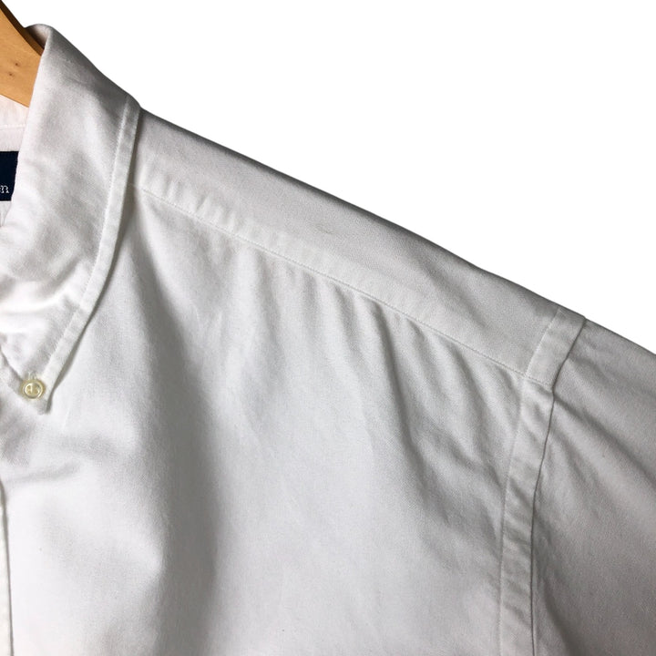 Ralph Lauren POLO by Ralph Lauren BLAKE short sleeve button down shirt, men's XL size cotton white type Vintage Second Hand