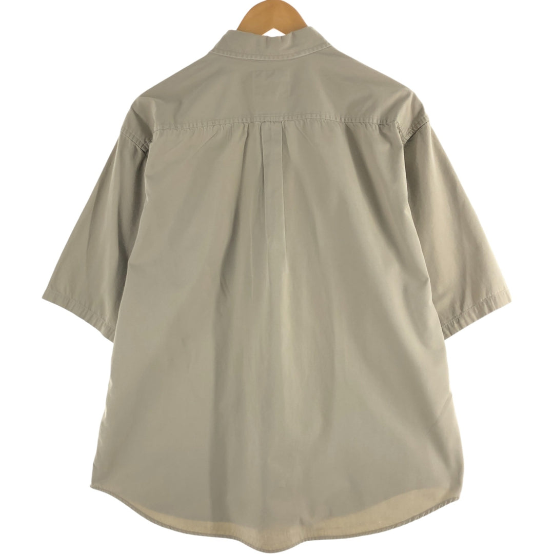 Levi's short sleeve cotton shirt, men's size XL cotton Beige type Vintage Second Hand