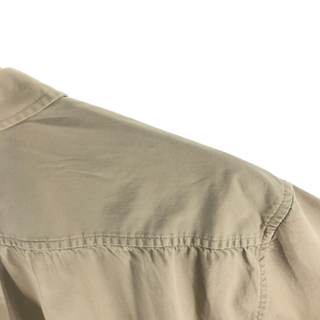 Levi's short sleeve cotton shirt, men's size XL cotton Beige type Vintage Second Hand