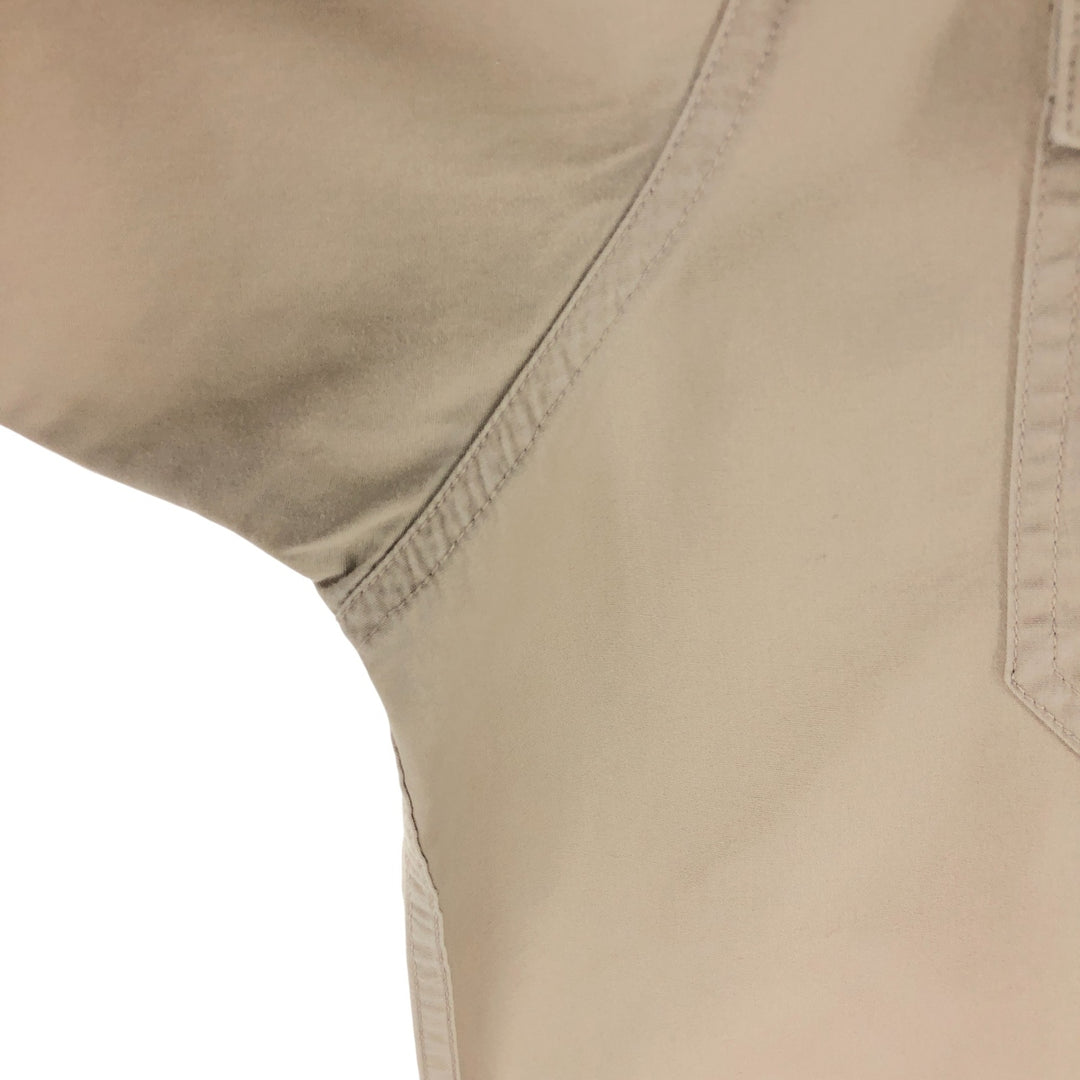 LLBean short sleeve cotton shirt, men's size L cotton Beige type Vintage Second Hand
