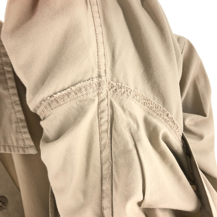 LLBean short sleeve cotton shirt, men's size L cotton Beige type Vintage Second Hand