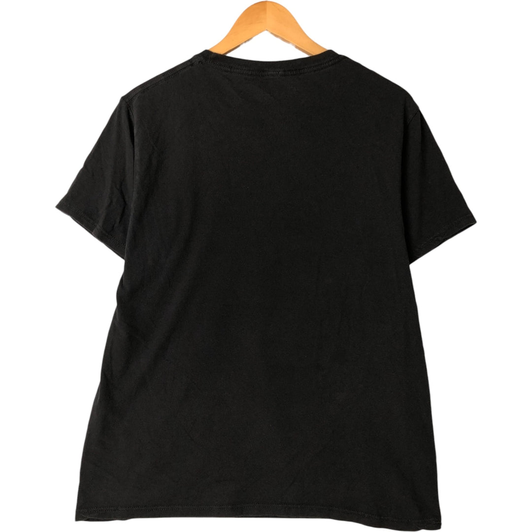 HUNTER HUNTER Anime Character Print T-shirt Men's M size cotton black type Vintage Second Hand