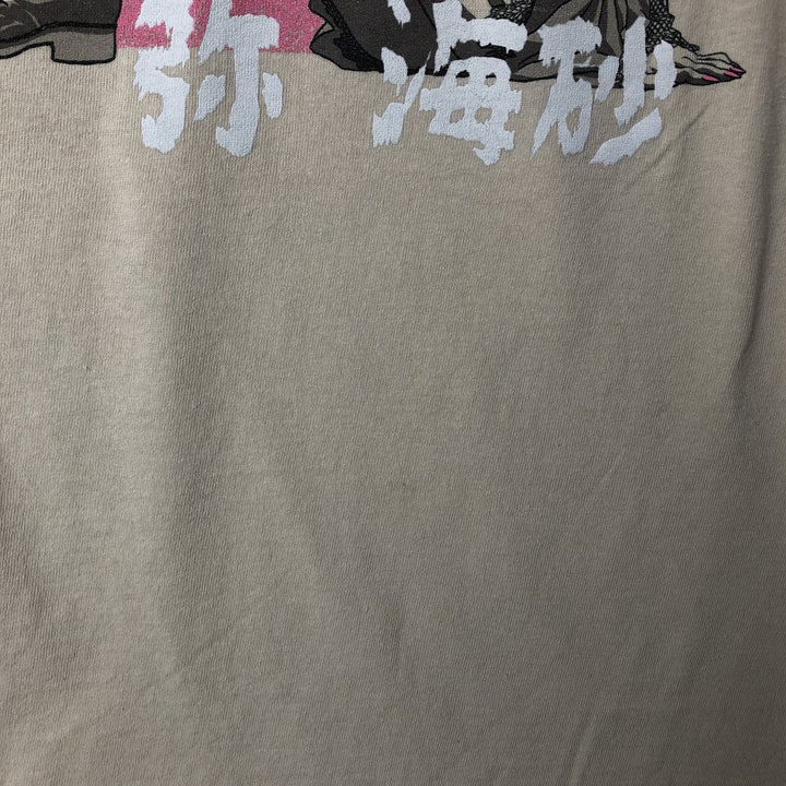DEATH NOTE Misa Amane Anime Character Print T-Shirt Men's M size cotton Beige type Vintage Second Hand